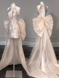 Elegant Mermaid Straps Long Sequin Prom Dress HZ1024