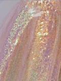 A line Spaghetti Straps Floor Length Pink Long Prom Dresses HZ1024
