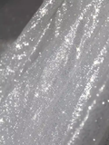 Luxury Ball Gown Off The Shoulder Short Sleeves Sequin Wedding Dress HZ1024