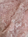 Cute A Line Straps Sleeveless Blush Pink Tulle Sequin Long Prom Dresses HZ1024