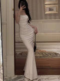 Sexy Bodycon Mermaid Long Prom Dresses New Fashion Strap Evening Party Dress HZ1024