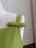 Simple A line Straps Green Short Homecoming Dresses Birthday Outfit HZ1024