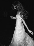Elegant Sheath Off The Shoulder White Slit Sequin Prom Dresses Long Evening Dress HZ1024