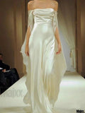 Cute A line Off The Shoulder Long Sleeves Ivory Prom Dresses Long Evening Dress HZ1024