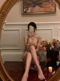 Gorgeous Sheath Spaghetti Straps Sequin Evening Dress Prom Dresses Birthday Outfits HZ1024