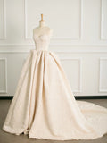 Pretty Ball Gown Sweetheart Satin Long Prom Dresses Party Gown Evening Dress HZ1024