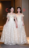 Pretty A Line Chiffon Long Bridesmaid Dress HZ1024