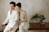 Timeless Mermaid Off The Shoulder Tulle Lace Applique Long Wedding Dresses HZ1024