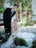 Pretty A Line Spaghetti Straps Tulle Lace With Veil Long Wedding Dresses HZ1024