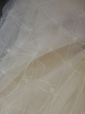 Pretty Ball Gown Strqpless Satin Tulle With Veil Long Wedding Dresses HZ1024