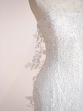 Gorgeous Mermaid Tulle Lace Sequin Long Wedding Dresses HZ1024