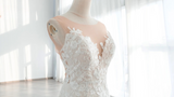 Dreamy Mermaid Tulle Lace Long Wedding Dresses HZ1024