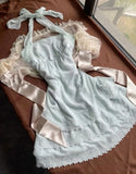 Cute A Line Halter Chiffon Short Homecoming Dress 16th Birthday Outfits HZ1024