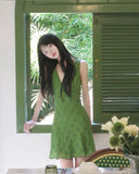 Unique Green A Line V Neck Satin Short Homecoming Dress 20th Birthday Outfits HZ1024