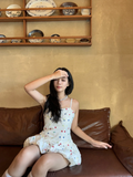 Cute A Line Spaghetti Straps Embroidery Floral Satin Short Homecoming Dress 16th Birthday Outfits HZ1024