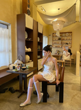 Cute A Line Spaghetti Straps Embroidery Floral Satin Short Homecoming Dress 16th Birthday Outfits HZ1024