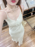 Simple Elegant Mermaid Spaghetti Straps Satin Long Prom Dresses Formal Dress HZ1024