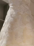 Simple A line Short Birthday Dress Lace White Homecoming Dresses HZ1024