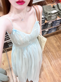 Pretty A Line Spaghetti Straps Satin Tulle Beads Long Prom Dresses Formal Dress HZ1024