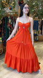 Chic A Line Spaghetti Straps Satin Long Prom Dresses Formal Dress HZ1024