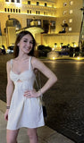 Special A Line Spaghetti Straps Satin Short Homecoming Dress 18th Birthday Outfits HZ1024