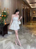 Elegant A Line Strapless 18th Birthday Dress Short Homecoming Dresses HZ1024