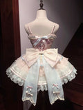 Unique Ball Gown Spaghetti Straps Tulle Lace With Bow Short Homecoming Dress 17th Birthday Outfits HZ1024