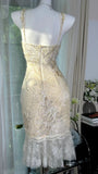 Gorgeous Mermaid V Neck Tulle Lace Short Homecoming Dress 21th Birthday Outfits HZ1024
