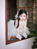 Cute Ball Gown Halter Tulle Flower Girl Dress HZ1024