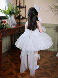 Cute Ball Gown Halter Tulle Flower Girl Dress HZ1024