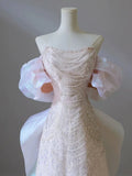 Luxury Senior Evening Dresses Bow Strapless Beading Off The Shoulder Shiny Sequin Prom Dress Party Dress HZ1024