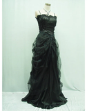 Sexy Spaghetti Straps Evening Dress Beading Prom Dress HZ1024