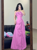 Elegant A Line Strapless Burgundy Satin Long Prom Dresses Formal Dress HZ1024